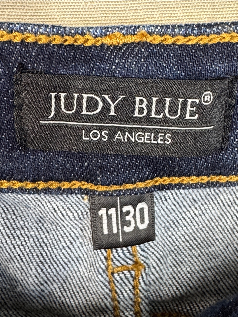 Judy Blue Jeans Blue Dark Wash High-Rise Wide-Leg  in Size 11/30 NWT - Picture 13 of 14